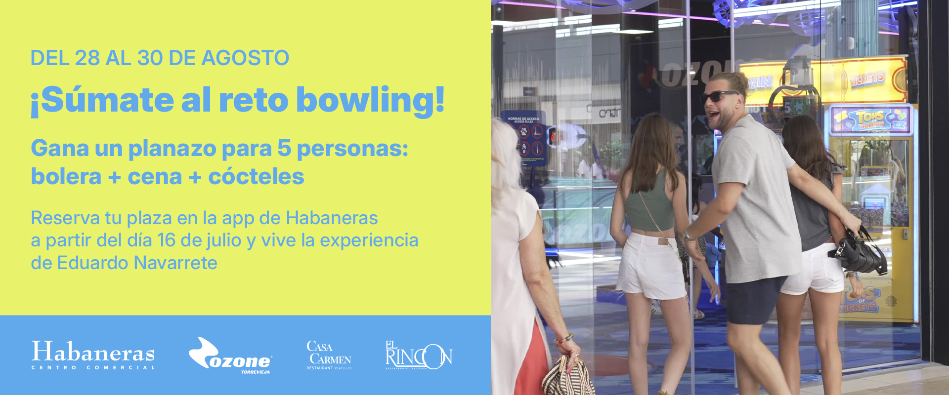 ¿Te atreves con el reto bowling de Habaneras? 🎳
